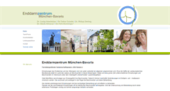 Desktop Screenshot of enddarmzentrum-mb.de